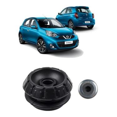 Imagem de Um Coxim + Rolamento Dianteiro Nissan March 2012 2013 2014