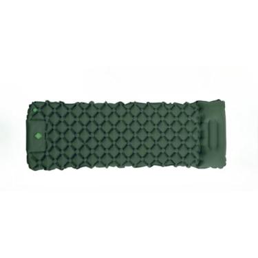 Imagem de Colchão Inflável Automático De Casal Sleeping Pad Ar Externo Portátil De Acampamento Com Travesseiro(190 * 60 * 5cm)