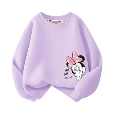 Imagem de Camiseta De Manga Comprida Disney Minnie Para Bebês, Meninos E Meninas