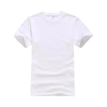 Imagem de Camisetas De Algodão Masculinas Para O Verão, Casual, Corte Solto, Man