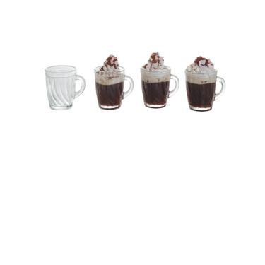 Imagem de Conjunto de 4 Xícaras de Vidro Café e Chá 95ml ( 26808 )