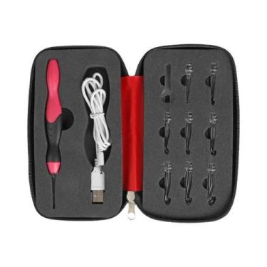 Imagem de Conjunto De Agulhas De Crochê Com LED 9 Em 1, Ferramentas Ergonômicas 