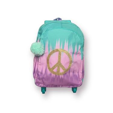 Imagem de Mochila Escolar Juvenil Quatro Rodinhas Clio CG2214-Feminino