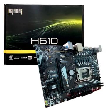 Imagem de Placa-Mãe Revenger H610, Intel LGA 1700, DDR4, 64GB, Lan 100, USB, Chipset H610