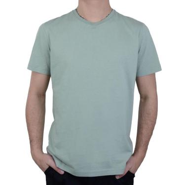Imagem de Camiseta Masculina Lado Avesso MC Regular Verde Cidra - LH17-Masculino