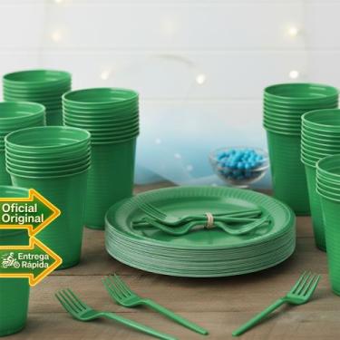 Imagem de Kit Descartáveis Festa decoração 150pçs Aniversário Eventos - Rivfesta