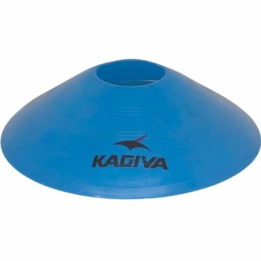 Imagem de Cone de Treinamento Kagiva Agilidade PVC Tipo Tartaruga, Azul
