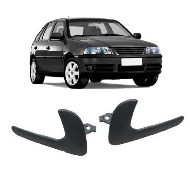 Imagem de Par Gatilho Da Maçaneta Puxador Interno Gol G3 2005 Metal