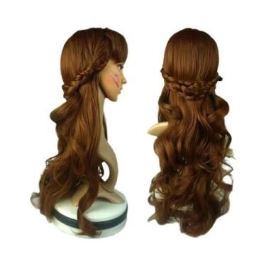 Imagem de Coroa De Cabelo Sintético Da Princesa Elsa Anna Do Frozen 2, Acessório