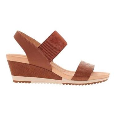 Imagem de SANDALIA MODARE FEMININA FLATFORM CASUAL 7123.107 MARROM-Feminino