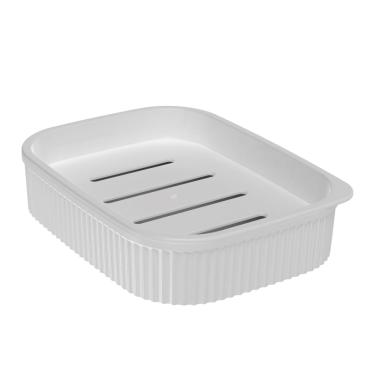 Imagem de Saboneteira Plasútil Classic com Frisos Branco