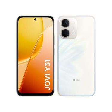 Imagem de Smartphone Jovi Y31 256GB 16GB RAM Branco Lírio 6,75" Câm. Dupla + Sel