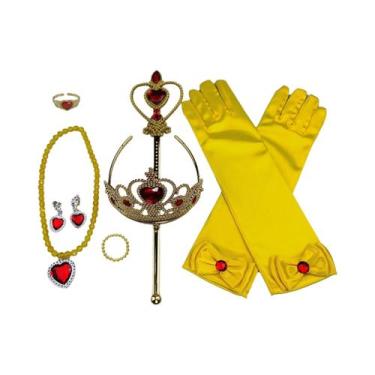 Imagem de Fantasia De Cosplay Da Princesa Elsa Anna Para Meninas Com Coroa, Vari