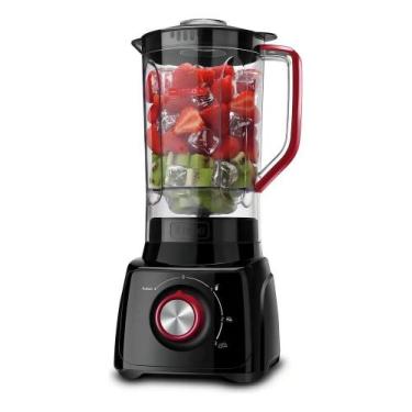 Imagem de Liquidificador Maxis L-MX-01 2.2 L preto e vermelho com jarr - Congrat