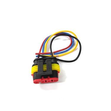 Imagem de Chicote conector farol iveco stralis 4 vias **iveco stralis - TC CHICO