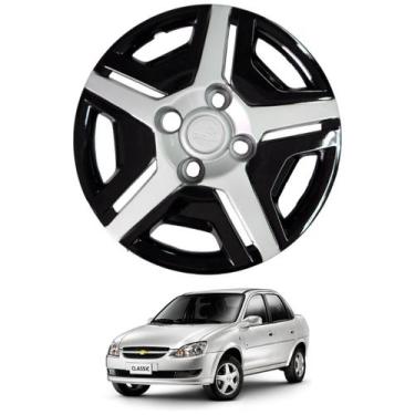 Imagem de Jogo Calota Aro 13 GM Corsa/ Corsa Classic Cubo Baixo - Grid Calotas