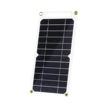 Imagem de Painel Solar USB Dobrável De 4 Dobras Portátil Para Carregamento De Ce