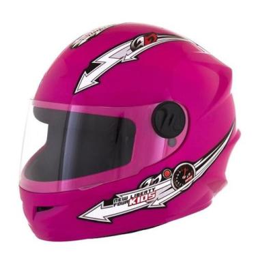 Imagem de Capacete Fechado Infantil Liberty Four 4 Rosa 54 Pro Tork