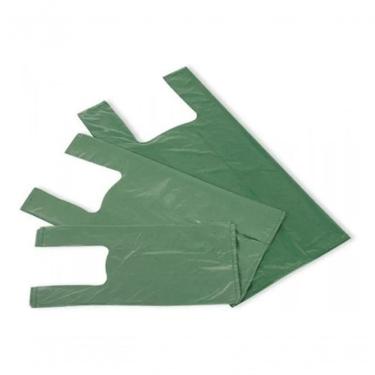 Imagem de Sacola Plástica Reciclada Higipack Sacolas Plásticas Verde Reciclada 15 kg em Plástico Reciclado Diversos Tamanhos