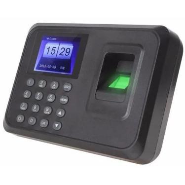 Imagem de Relógio de Ponto Biométrico com Leitor de Impressão Digital Tela LCD Colorida Bivolt Pr...