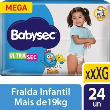 Imagem de Fralda BabySec Galinha Pintadinha Ultra Sec Hiper XXXG 24 Un I Confort