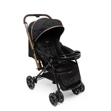 Imagem de Carrinho de Bebê Galileo Alça Reversível Preto Infanti 15kg