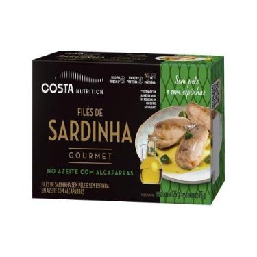 Imagem de File de sardinha costa nutriton azeite com alcaparras 125g - Costa Nut