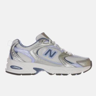 Imagem de Tênis New Balance 530 Unisex Prata/Lilas -, Prata, Lilás, 36 BR