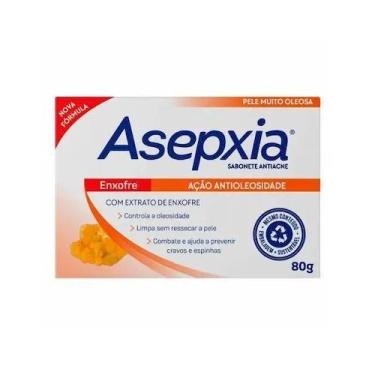 Imagem de Sabonete Facial Em Barra Enxofre Antiacne 80g - Asepxia - Genomma Lab