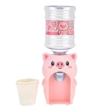 Imagem de Mini Bebedouro Infantil 300ml com Copo Porquinho - INTERPONTE