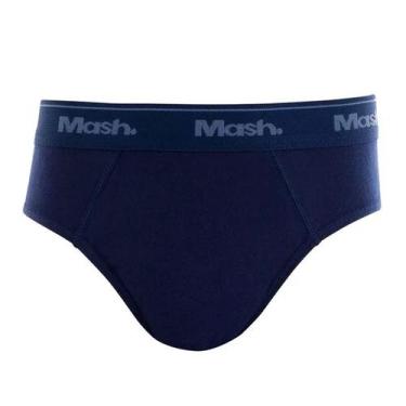 Imagem de Cueca Slip Infantil Algodão Mash - 193.01, Azul marinho, G