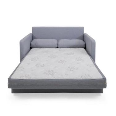 Imagem de Sofá Cama Herval Versátil Queen 1,76M Linho, LINHO CINZA