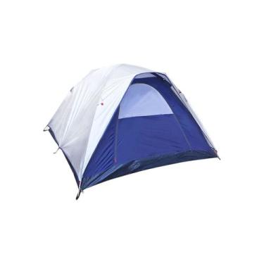 Imagem de Barraca de Camping NTK Dome 3 pessoas Coluna d água de 1800mm Cinza