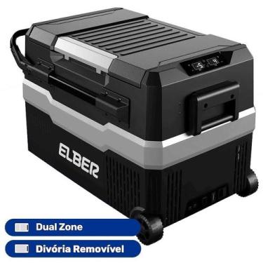 Imagem de Geladeira Portátil Elber Black Pro 43 Litros (45 latas, 12V/24V, com r