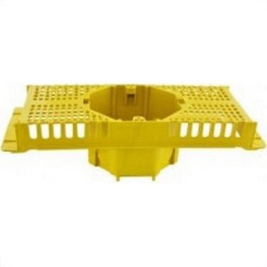 Imagem de Suporte Laje Brascom Com Caixa 25Cm Piso Amarelo - Kit C/10 Pecas