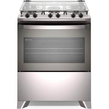 Imagem de Fogao 5 Bocas FE5IG Mesa Inox PerfectCook VaporBake Electrolux