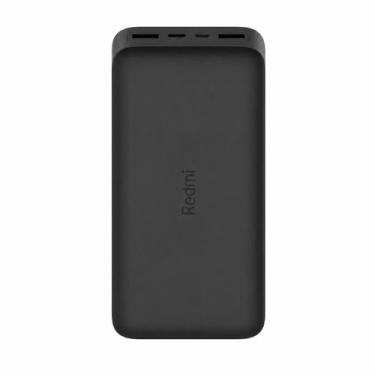 Imagem de Power Bank Redmi 20000mAh 18W Fast Charge USBC Dual USBA Bivolt Preto 