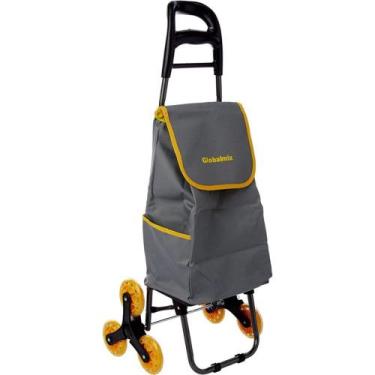 Imagem de Carrinho de Carga 3 Rodas 40Kg Sobe Escadas - Globalmix