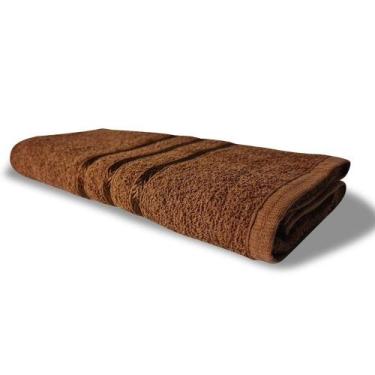 Imagem de Toalha De Rosto Viena 230g/m² 100% Algodão 45x70cm Marrom - TOALHAS SH