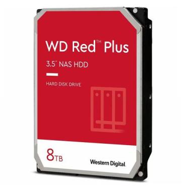 Imagem de HD Western Digital Red Plus NAS 8TB 3.5" SATA 3 5640RPM - WD80EFPX