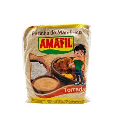 Imagem de Farinha de Mandioca Torrada Amafil - 500g