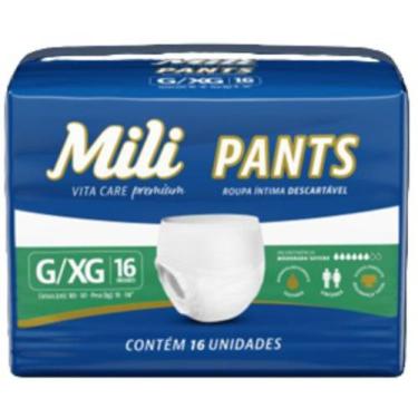 Imagem de Roupa Íntima Descartável Mili Vita Care Pants Incontinência G/XG 16un 