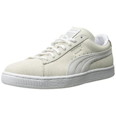 Imagem de PUMA Tênis feminino de camurça clássico Lo Winterized, Cinza/Branco Vaporous, 38