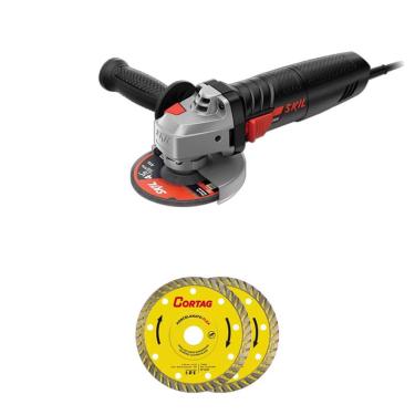 Imagem de Esmerilhadeira 4.1/2'' 9002 700W 127V + 2 Discos - Skil