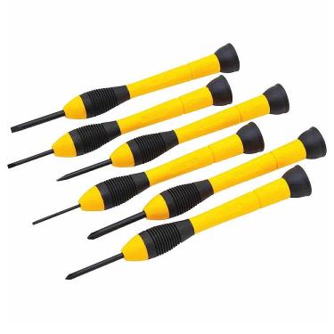 Imagem de Jogo De Chaves Relojoeiro De Precisão Profissional 6 Peças Stanley