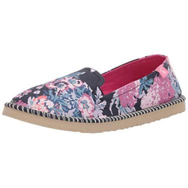Imagem de Joules Sandália rasteira feminina Flipadrille, Azul escuro floral, 7
