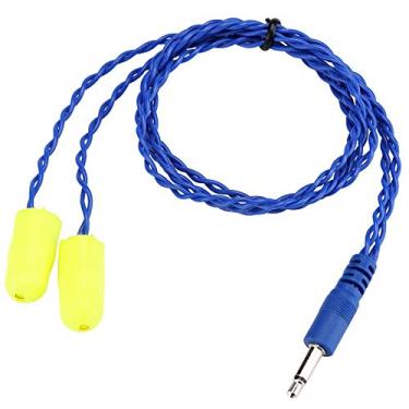 Imagem de Fones de ouvido Tosuny Sportsman de espuma para corrida automotiva com mini fones de ouvido de espuma para redução de ruído – alto-falantes mono de corrida com molde de orelha – plugue de 0,3 cm