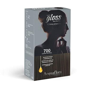 Imagem de AcquaFlora Kit Acquaflora Hidra Gloss 700 Louro Natural - Tonalizante