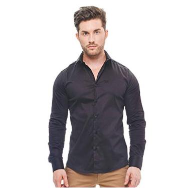 Imagem de Camisa Social Preta Masculina