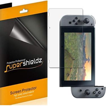 Imagem de (3 unidades) Supershieldz projetado para Nintendo Switch protetor de tela 0,23 mm, proteção antirreflexo e anti-impressão digital (fosco)